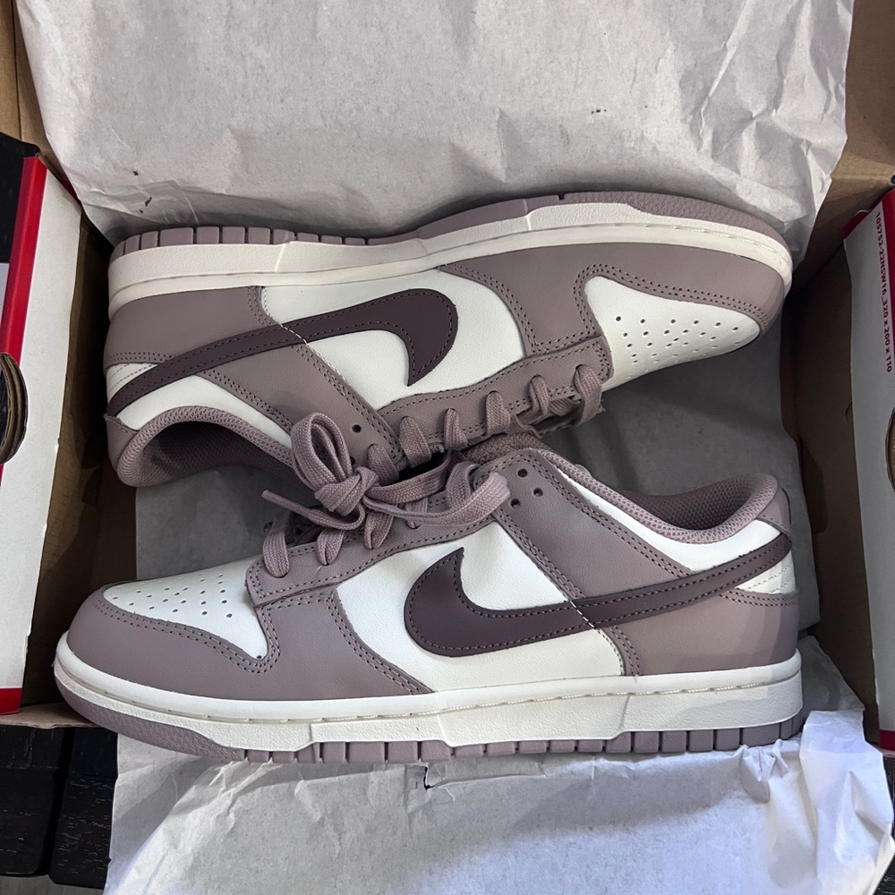 Nike Dunk Low Sneakers in Purple Eclipse